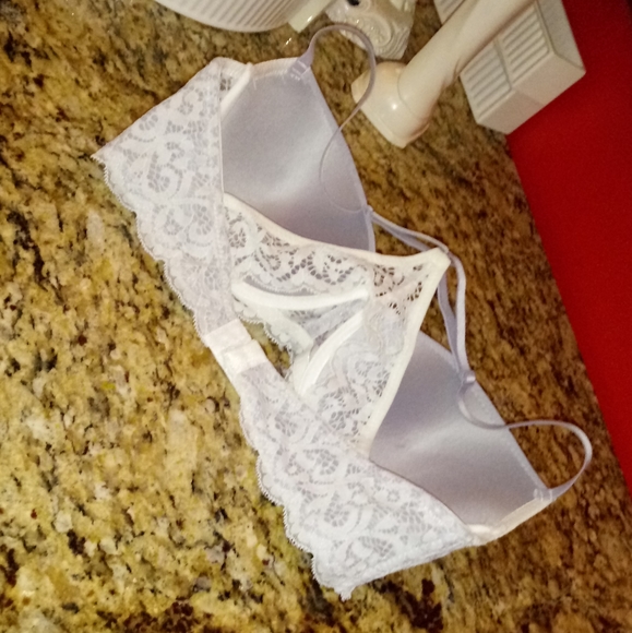 1210 Rampage Intimates Lace Mesh Bra - Picture 4 of 6